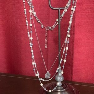 Lia Sophia 3 strand necklace